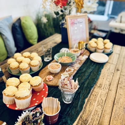 A catering spread